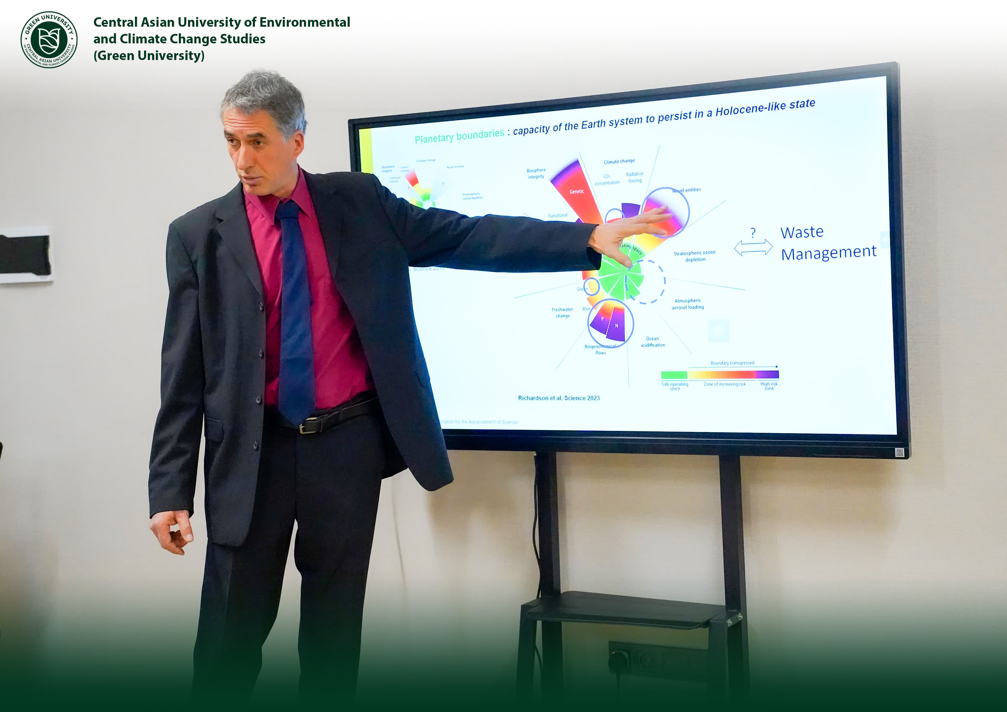 Tom Wassenaar Delivers First Lecture on Organic Waste (Re-)Cycling at Green Universit…